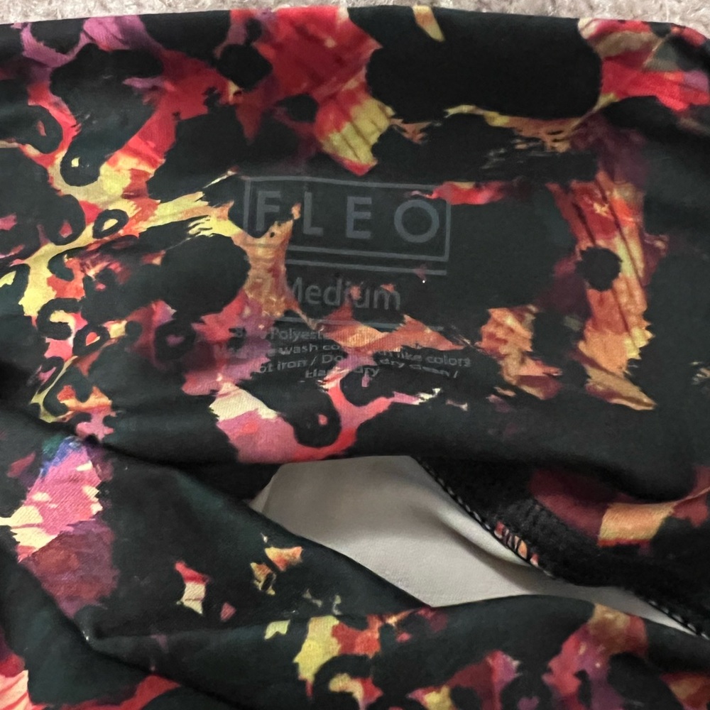 Fleo Multicolor Patterned Leggings - image 2